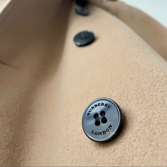 BURBERRY wool-cashmere trench coat - Picture 6 of 13